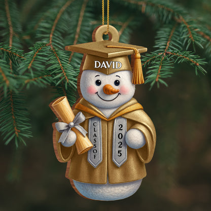 Congratulations On Your Graduation, Featuring Snowman In Cap