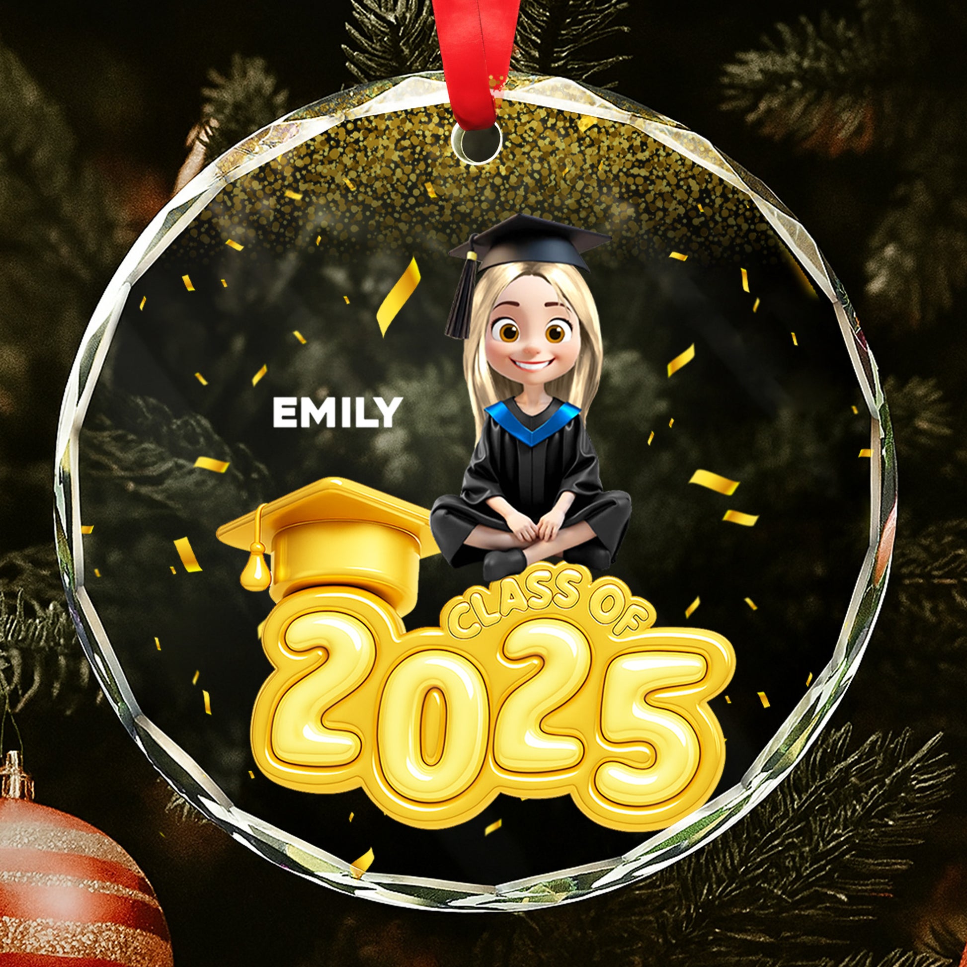 Class Of 2025 Graduation Custom Ornament
