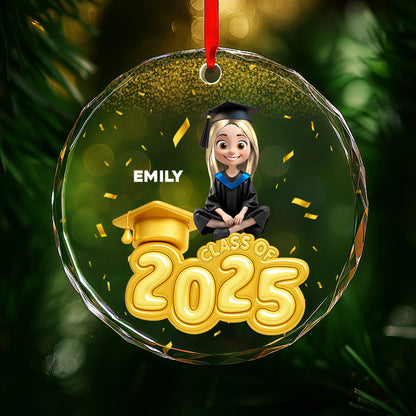Class Of 2025 Graduation Custom Ornament