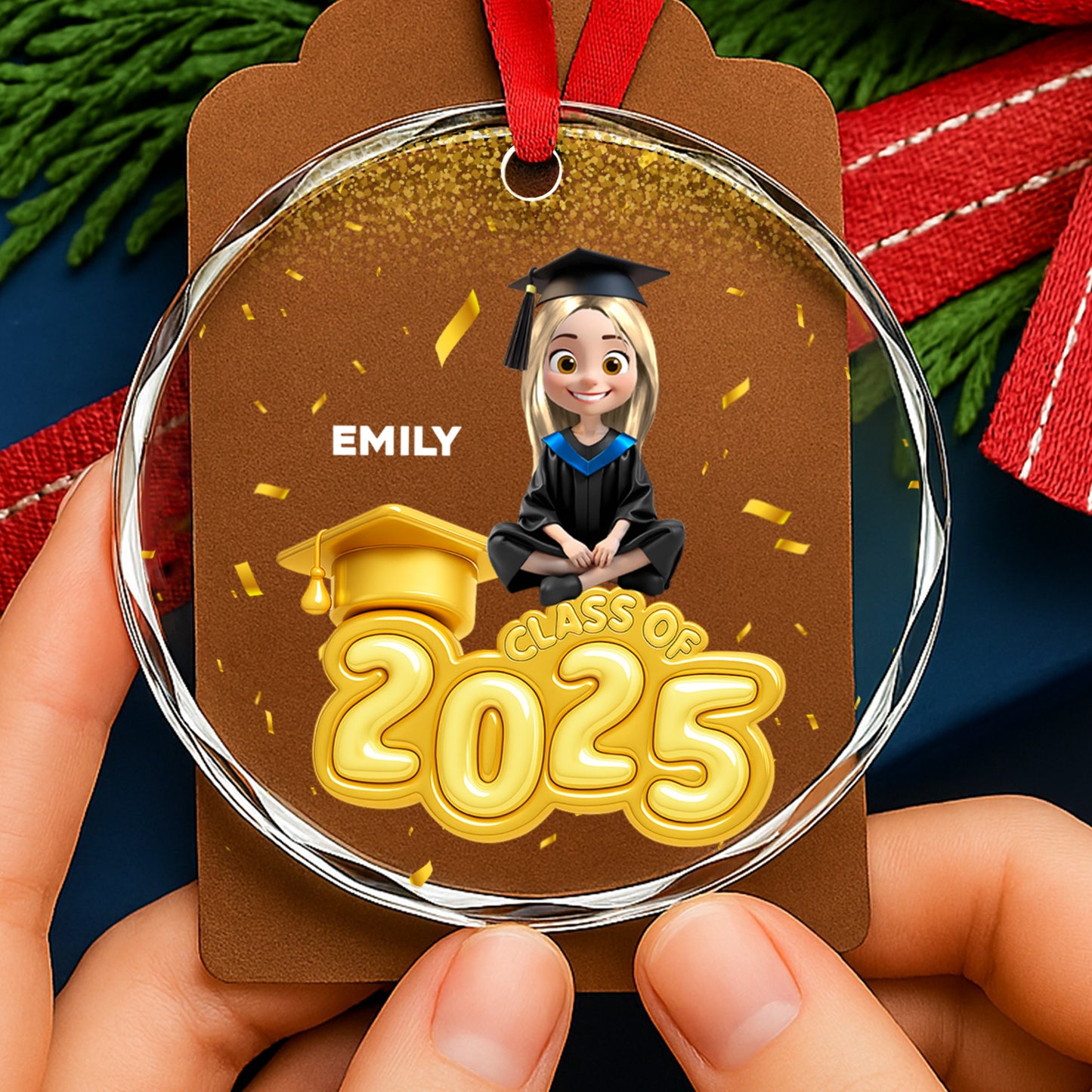 Class Of 2025 Graduation Custom Ornament
