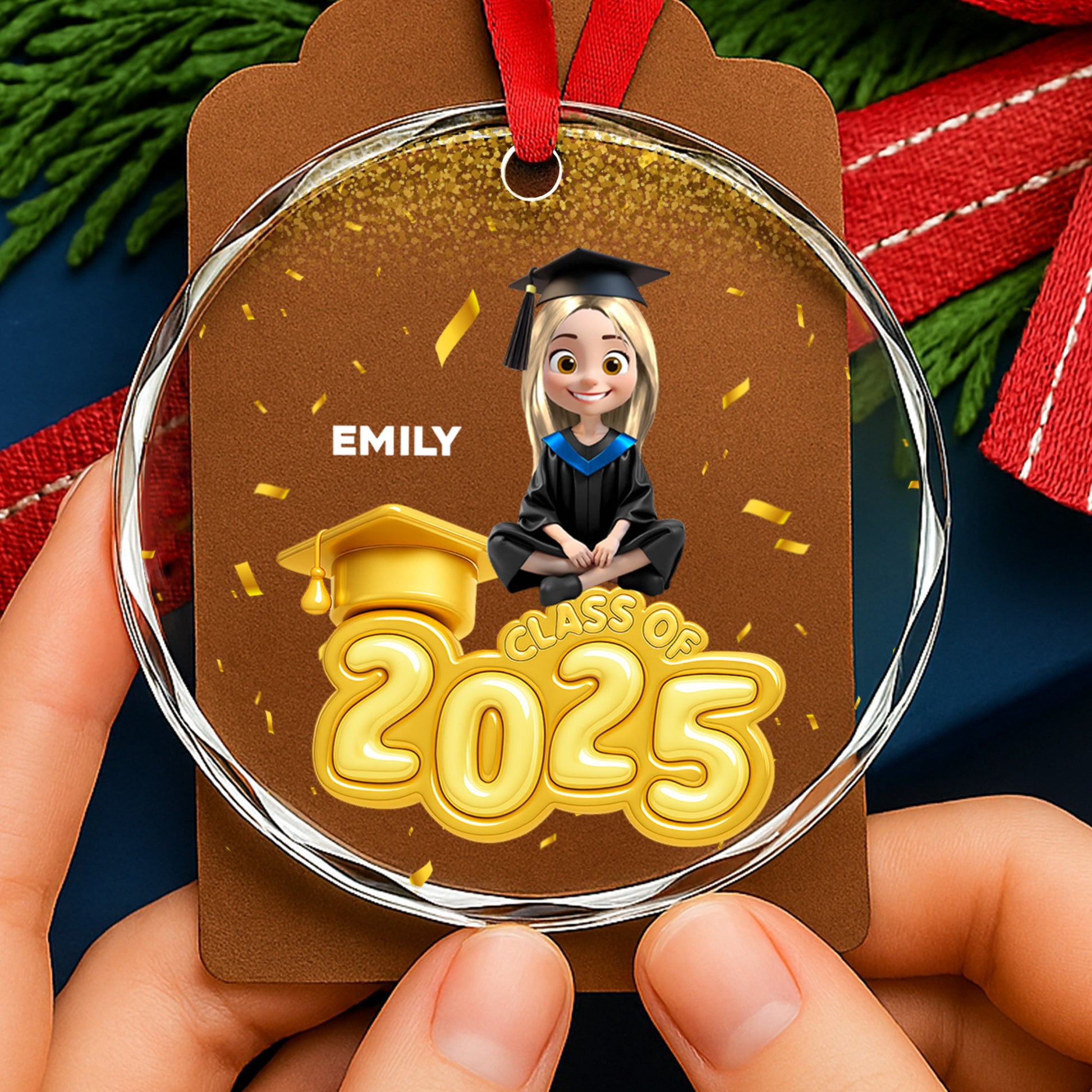 Class Of 2025 Graduation Custom Ornament