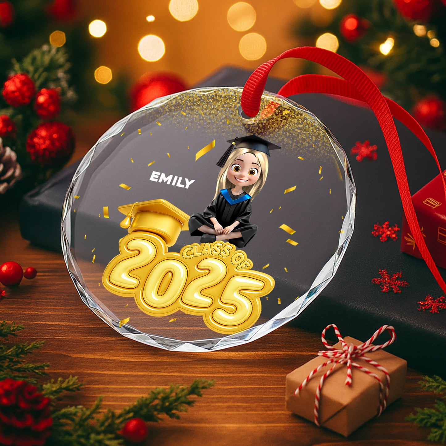 Class Of 2025 Graduation Custom Ornament