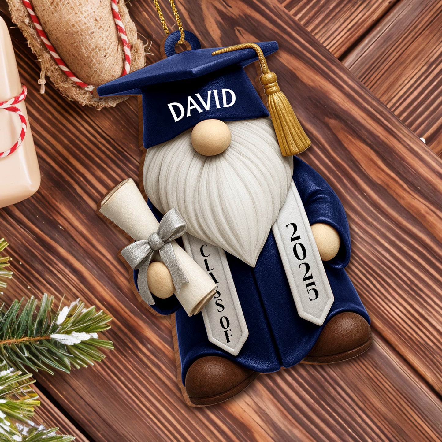 Celebrate Academic Achievements With Customizable Graduate Ornament