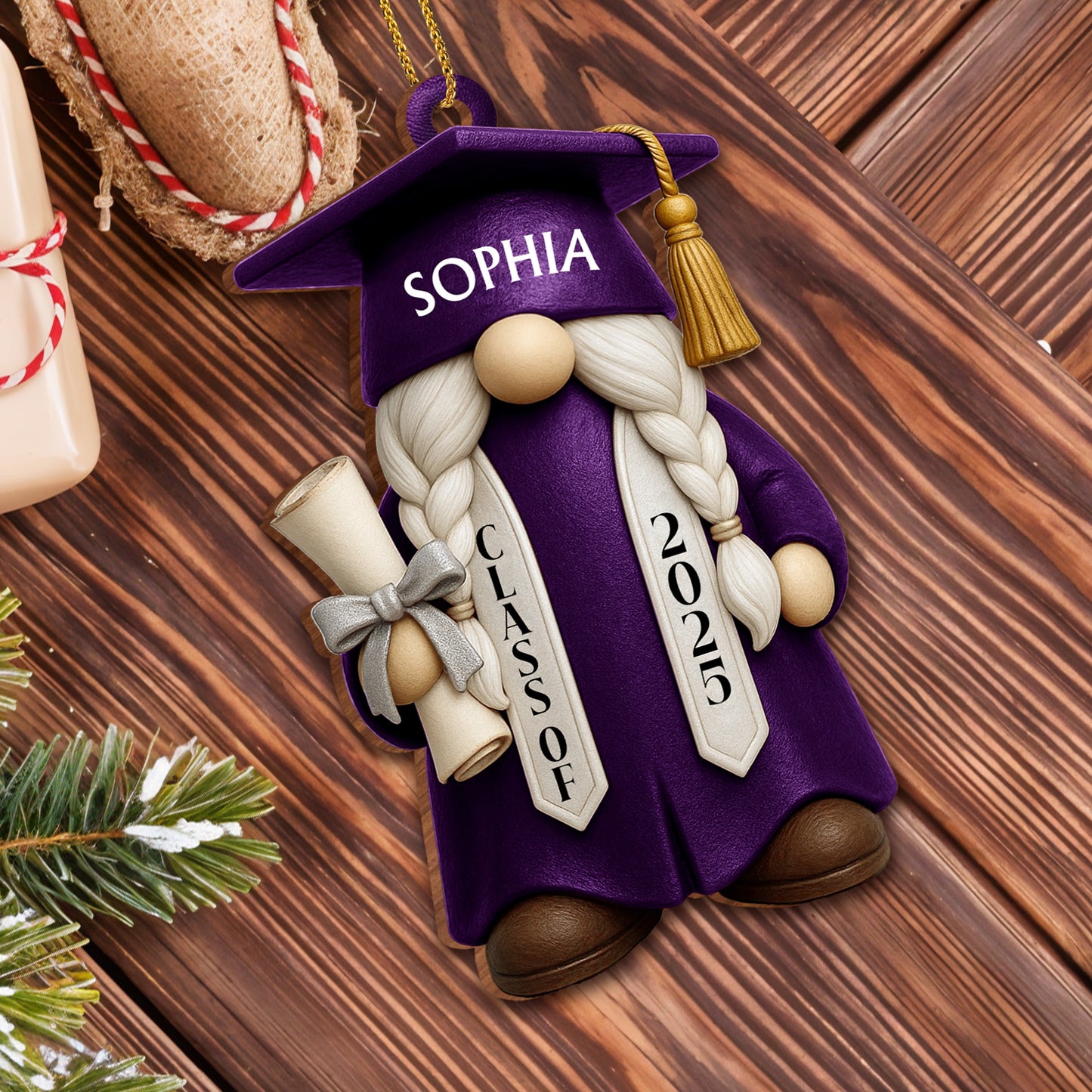 Celebrate Academic Achievements With Customizable Graduate Ornament