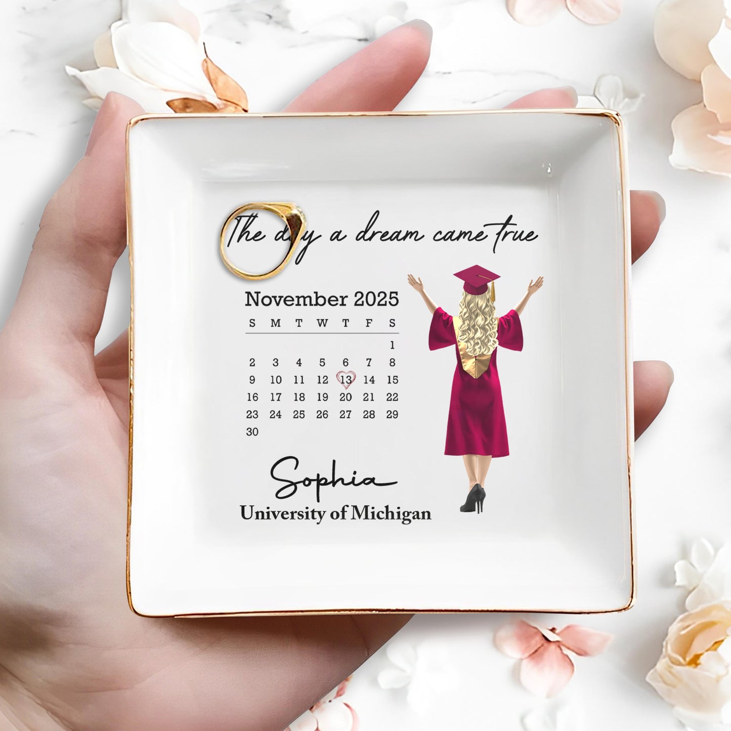 The Day A Dream Came True, Graduate With Cap