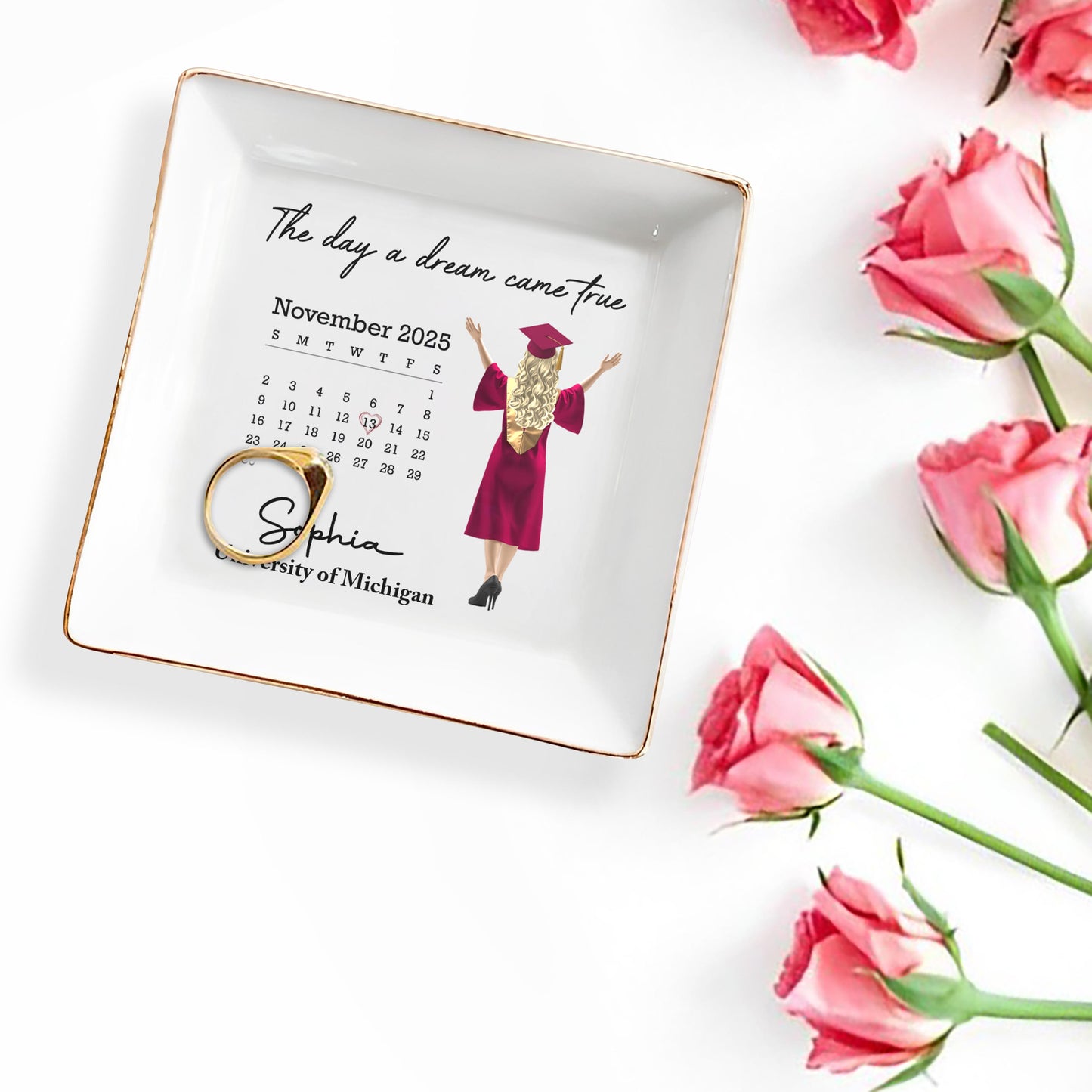 The Day A Dream Came True, Graduate With Cap