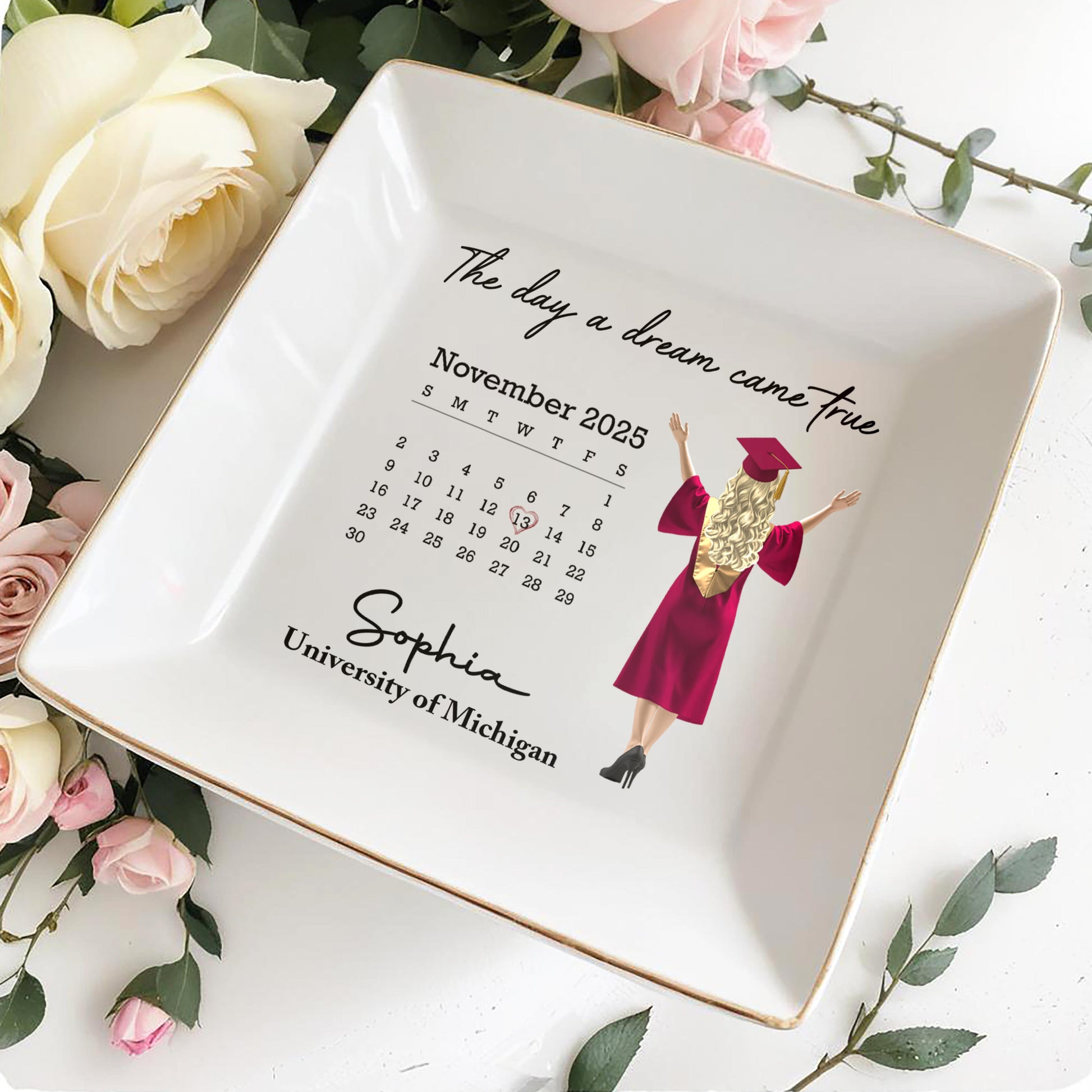 The Day A Dream Came True, Graduate With Cap