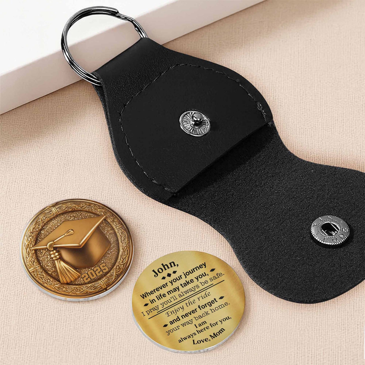 Wherever Your Journey Takes You Keychain