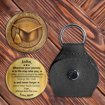 Wherever Your Journey Takes You Keychain