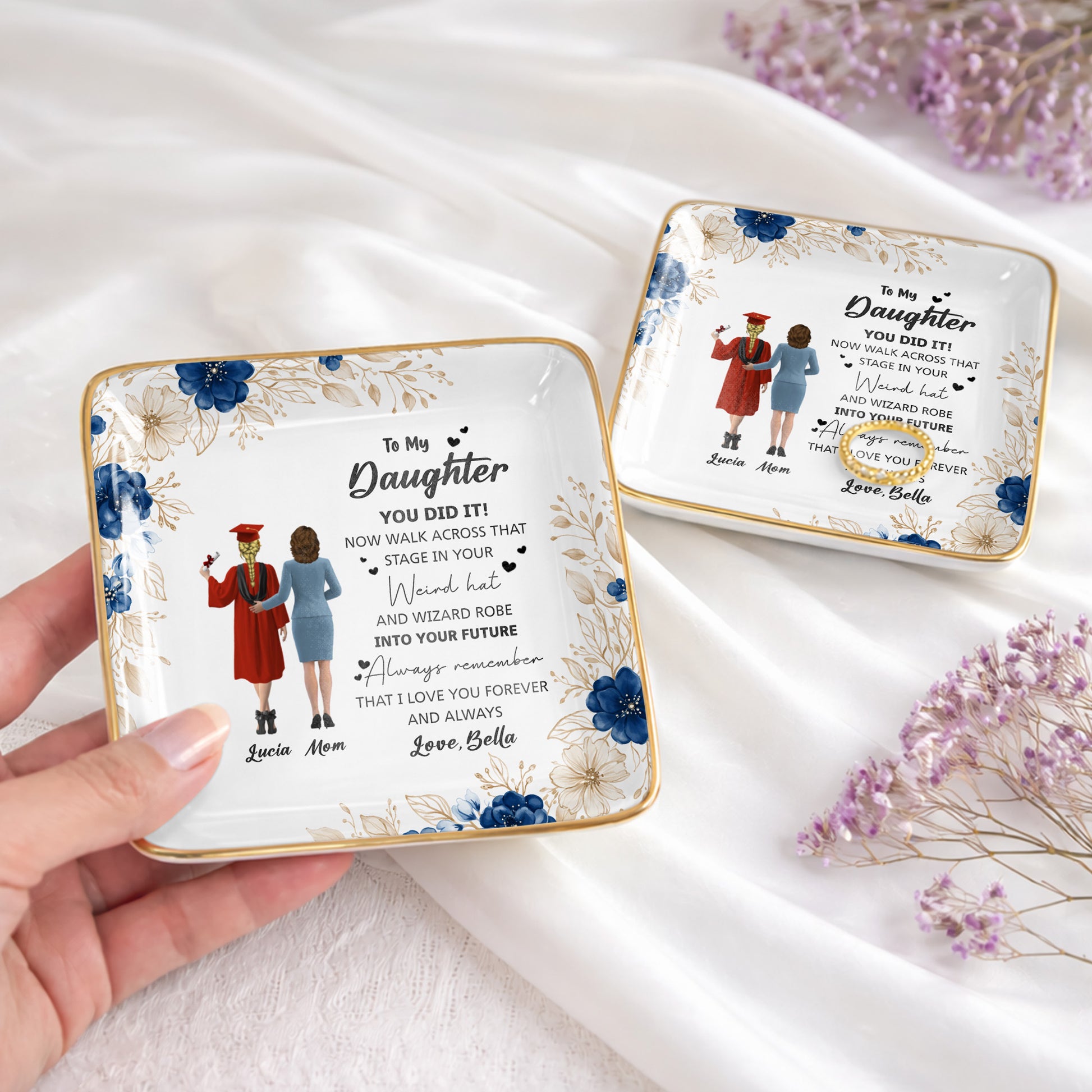 To My Daughter, You Did It, Graduation Cap And Gown