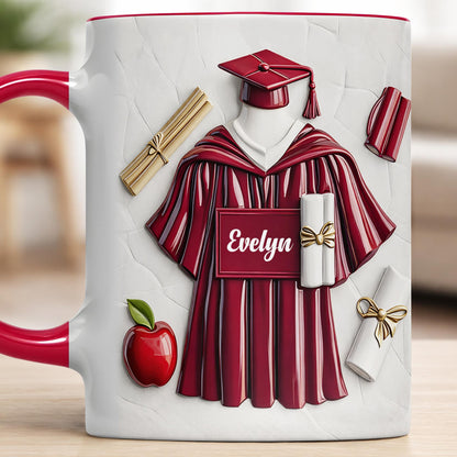 Celebrate Your Achievement Graduation Gown And Diploma Scroll