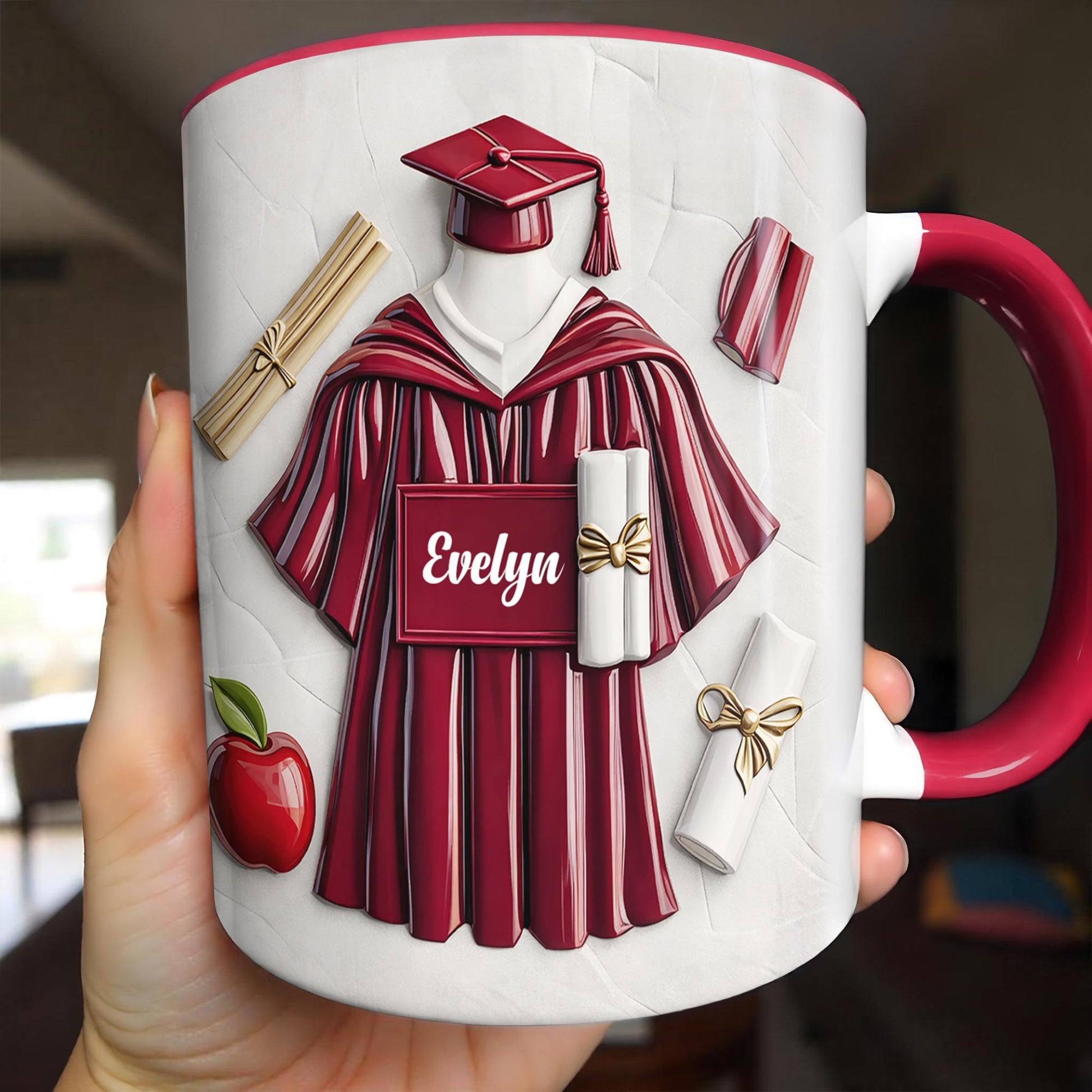 Celebrate Your Achievement Graduation Gown And Diploma Scroll