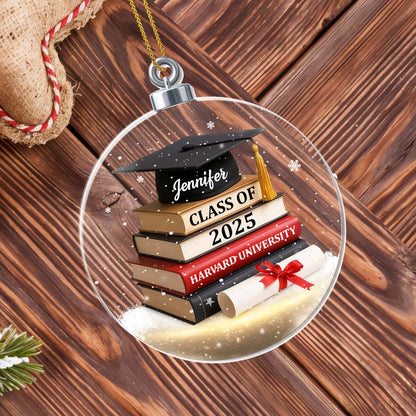 Customized Graduation Books And Mortarboard Keepsake