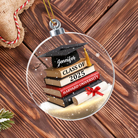 Customized Graduation Books And Mortarboard Keepsake