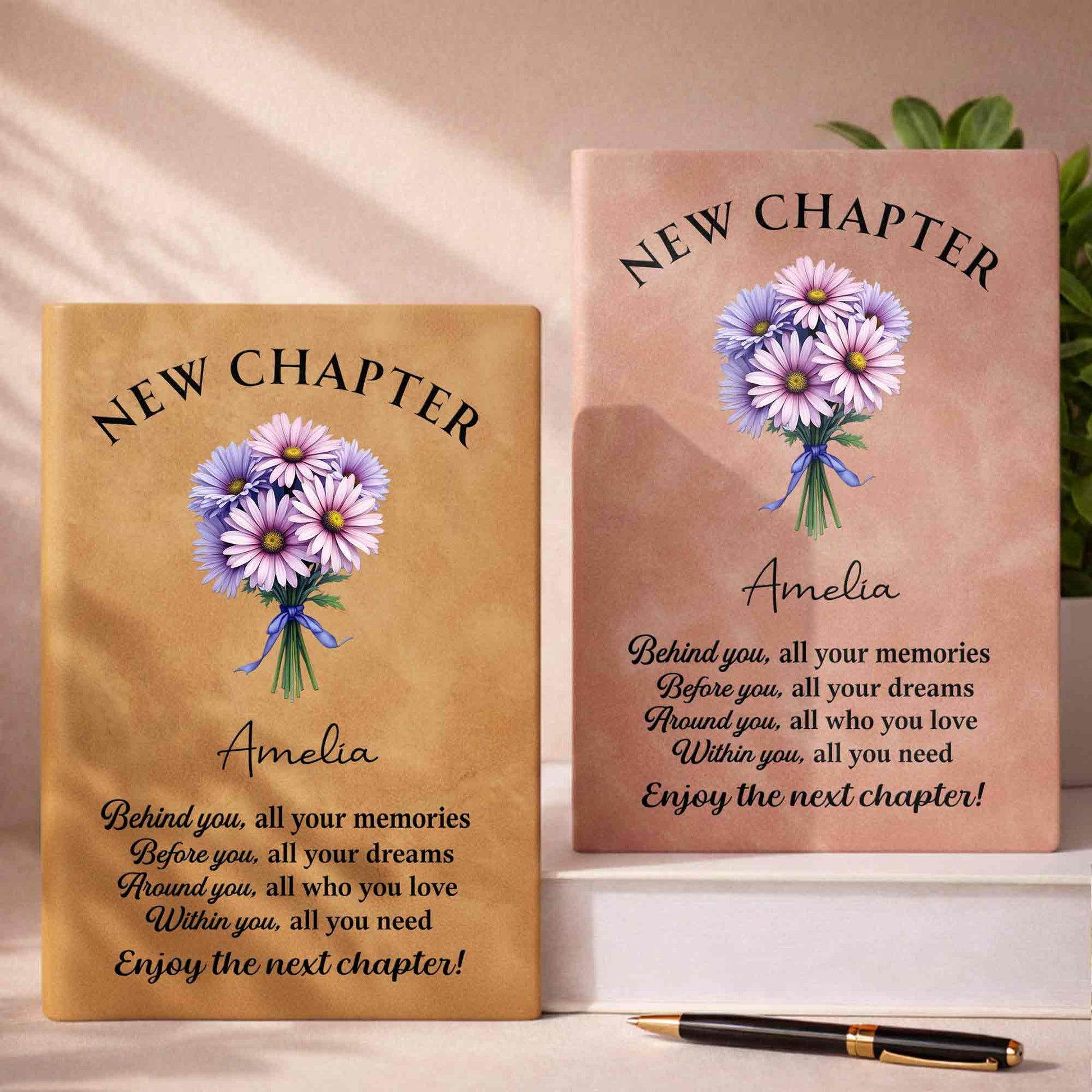 New Chapter Behind You All Your Memories Flower Bouquet