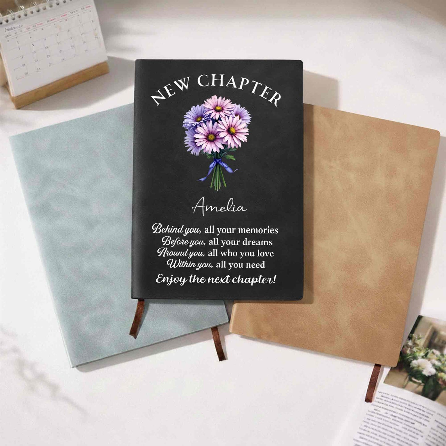 New Chapter Behind You All Your Memories Flower Bouquet