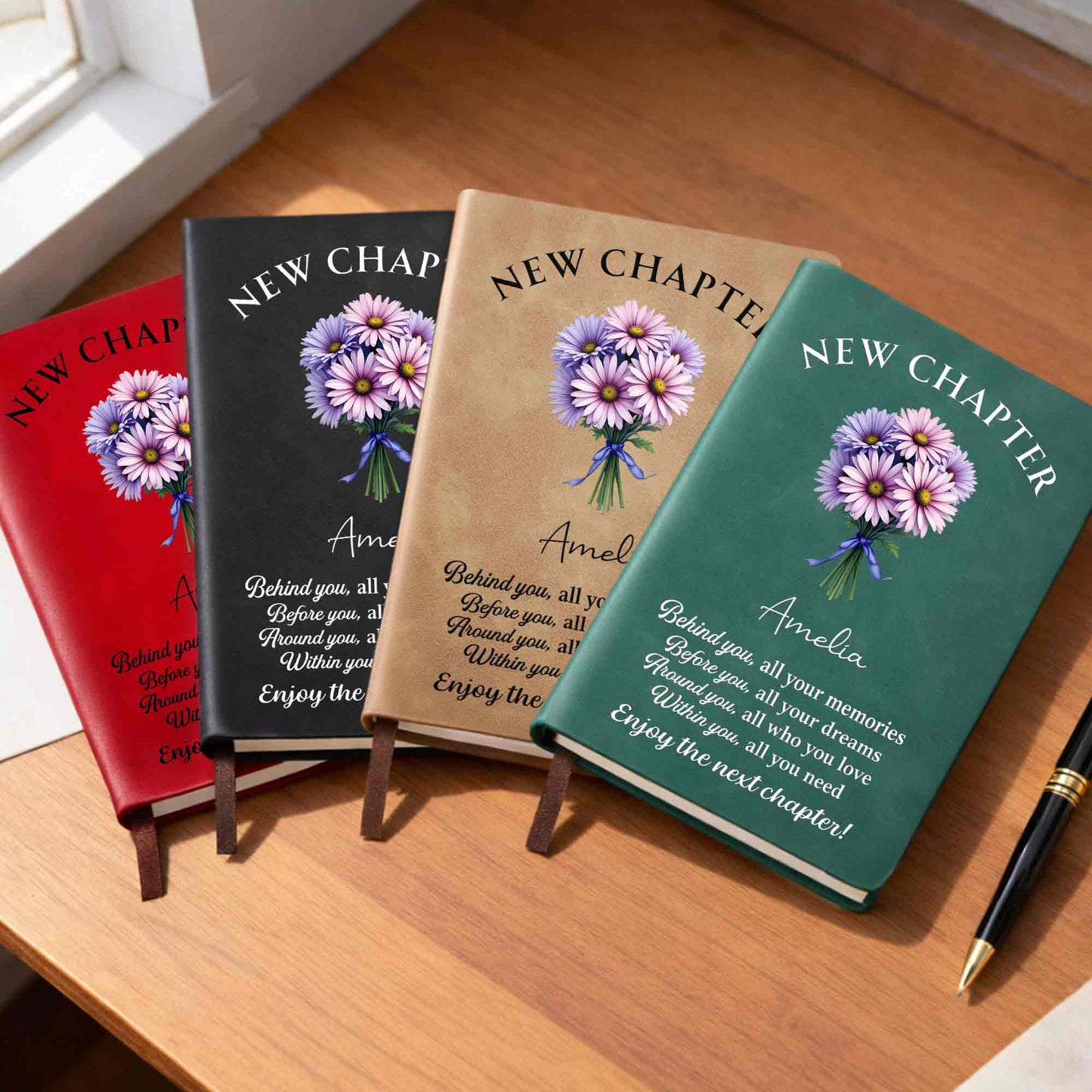 New Chapter Behind You All Your Memories Flower Bouquet