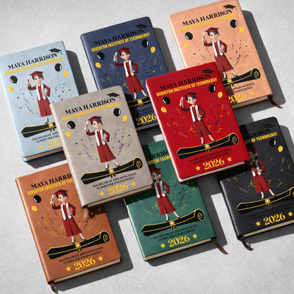 A Proud Graduate Standing Tall With Graduation Cap And Diploma