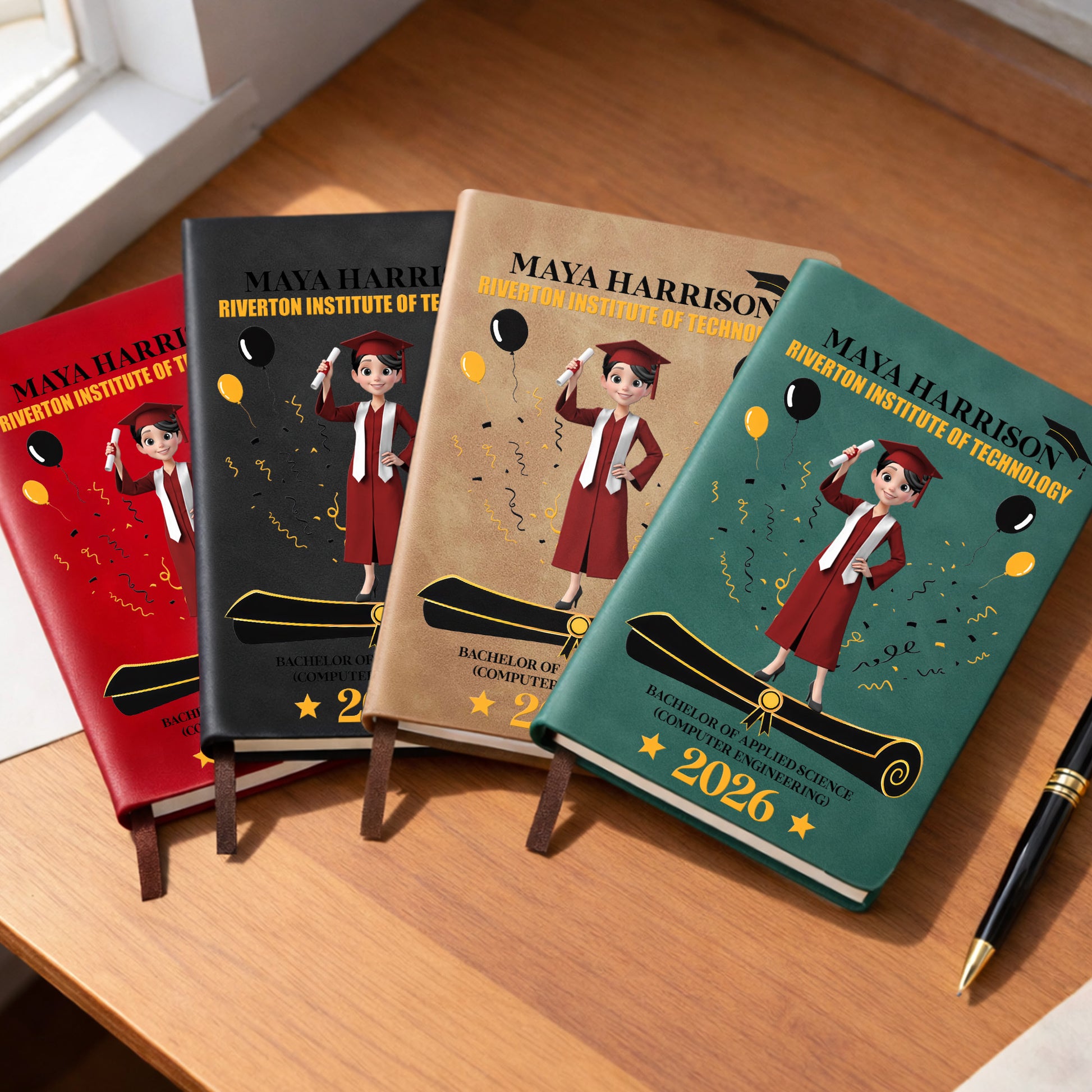 A Proud Graduate Standing Tall With Graduation Cap And Diploma