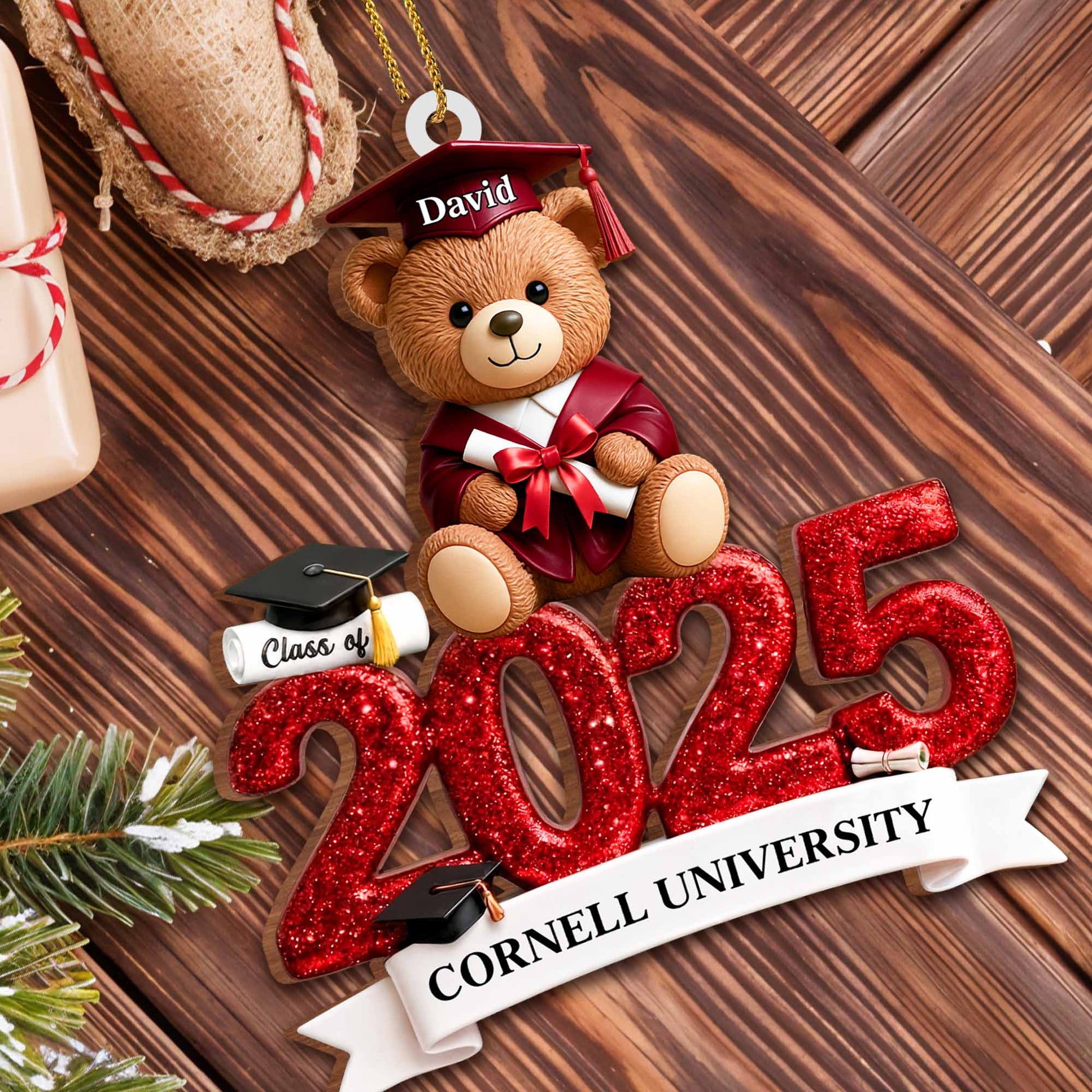 Celebrate Your Achievements With A Charming Graduation-Themed Ornament