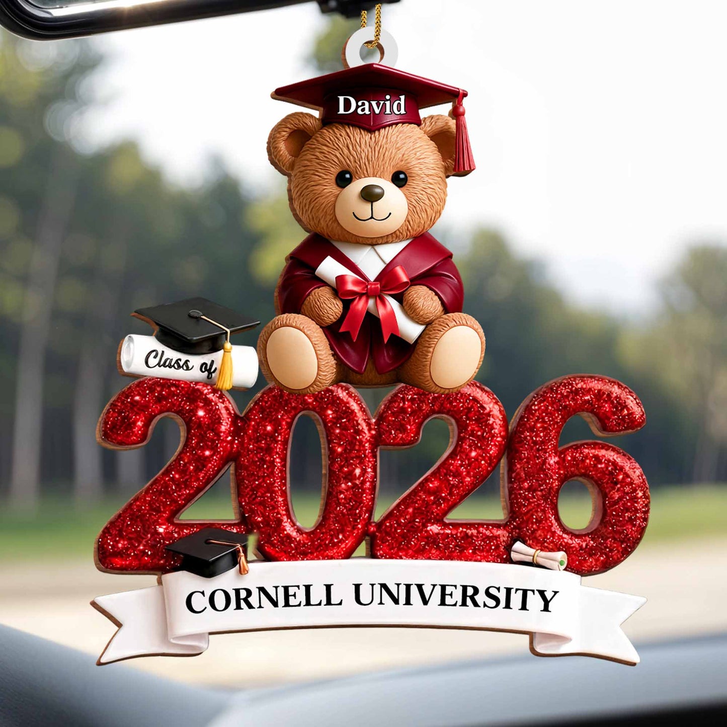 Celebrate Your Achievements With A Charming Graduation-Themed Ornament