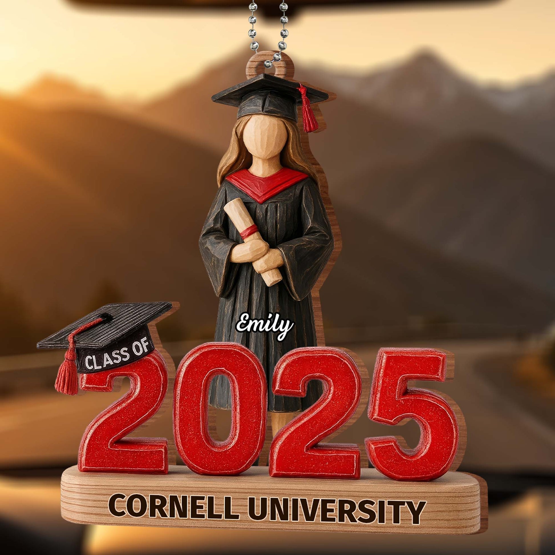 Celebrate Graduation With Custom Cap and Diploma Ornament