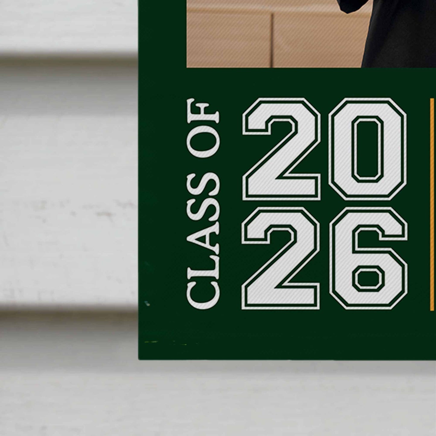 Congrats Class Of [Year], Graduation Cap And Diploma