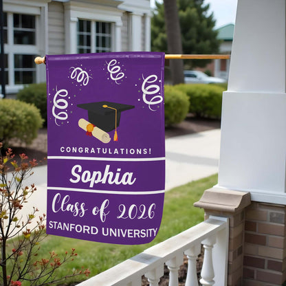 Congratulations Class Of Graduation Cap And Diploma Scroll