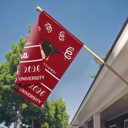 Congratulations Class Of Graduation Cap And Diploma Scroll