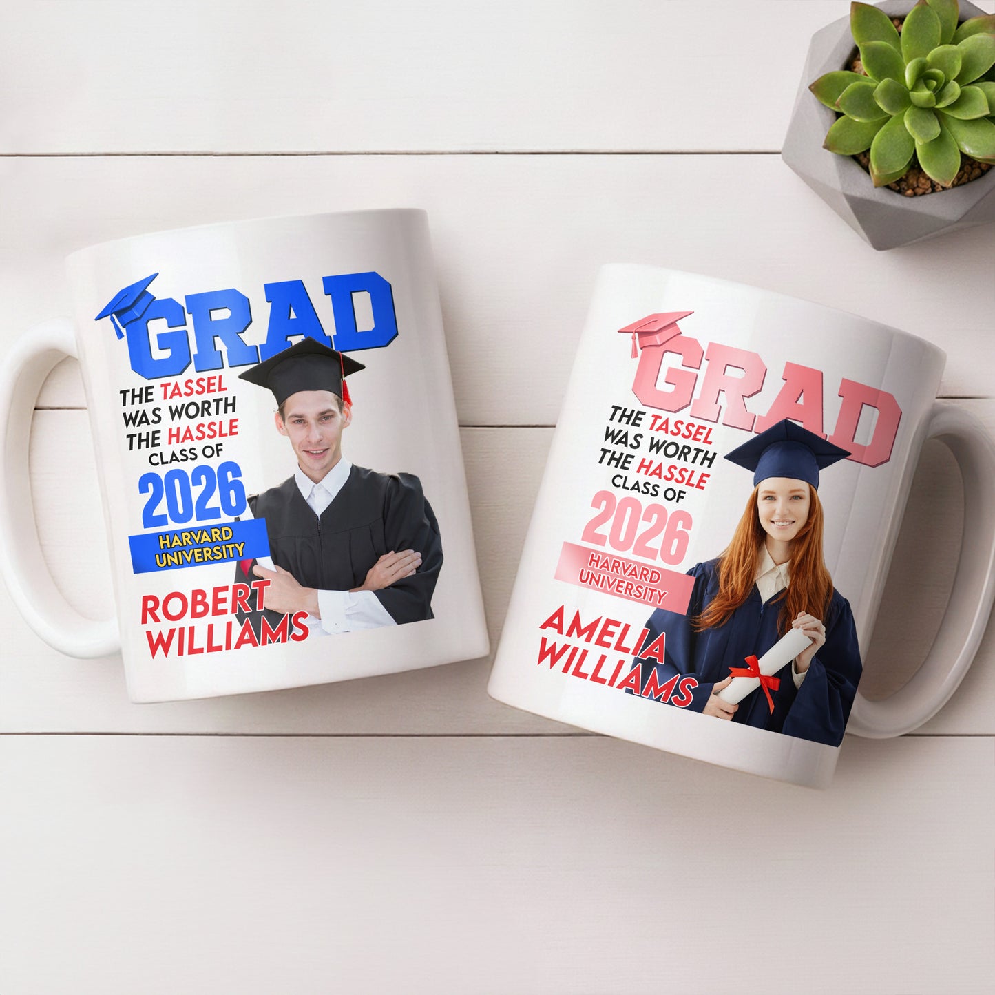 The Tassel Was Worth The Hassle Class Of [Year] Graduation Cap