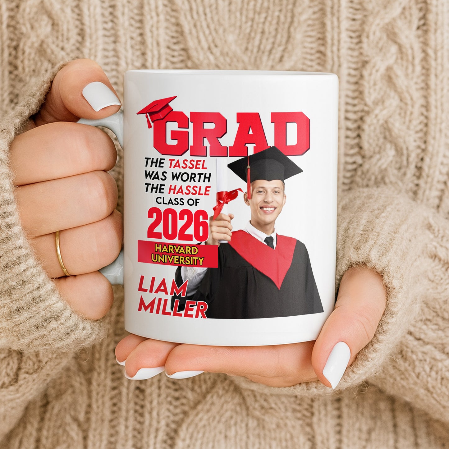 The Tassel Was Worth The Hassle Class Of [Year] Graduation Cap