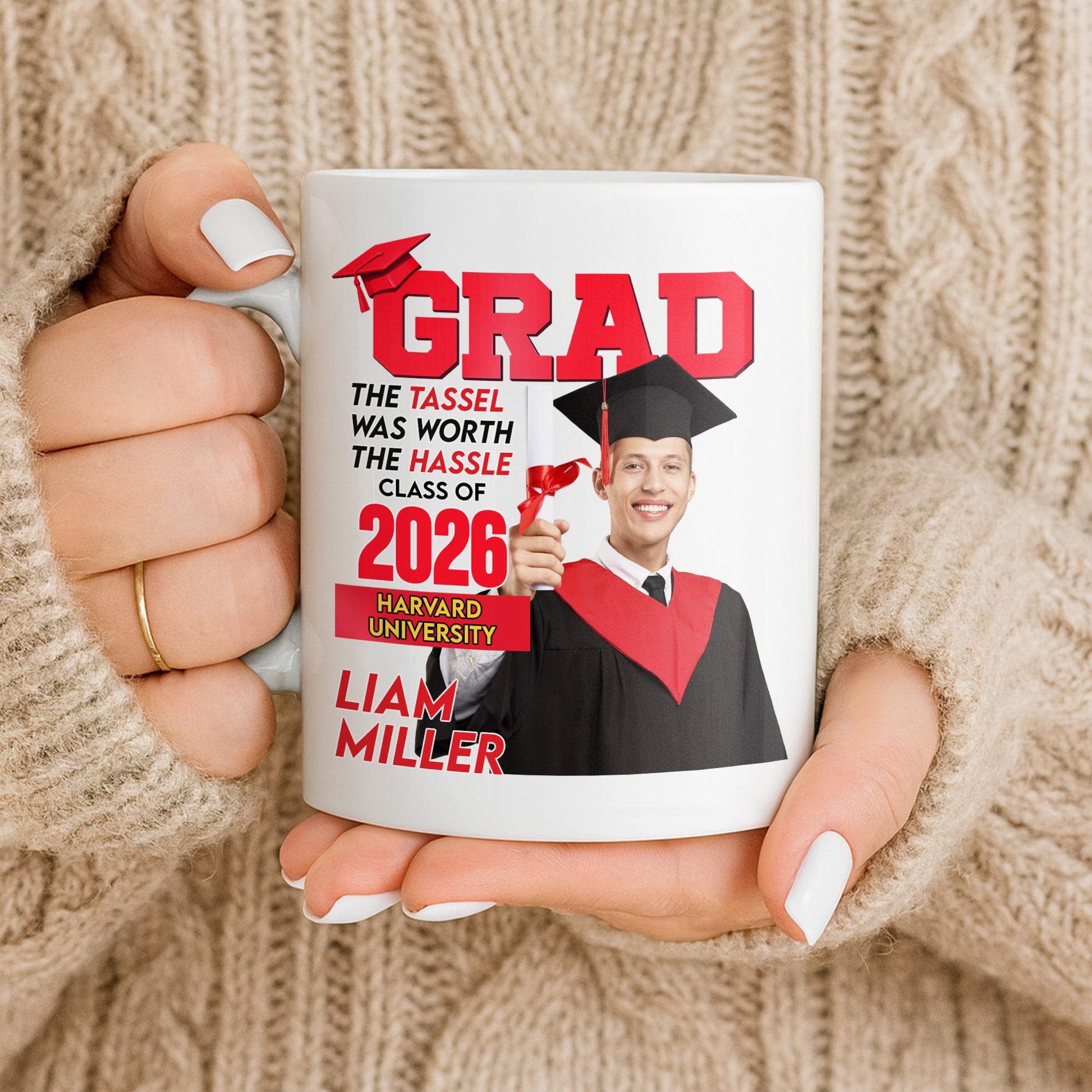 The Tassel Was Worth The Hassle Class Of [Year] Graduation Cap