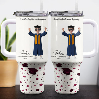 A Sweet Ending To A New Beginning Graduate Boy And Graduation Cap