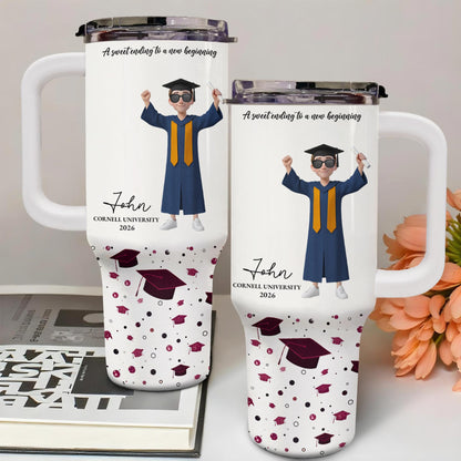 A Sweet Ending To A New Beginning Graduate Boy And Graduation Cap