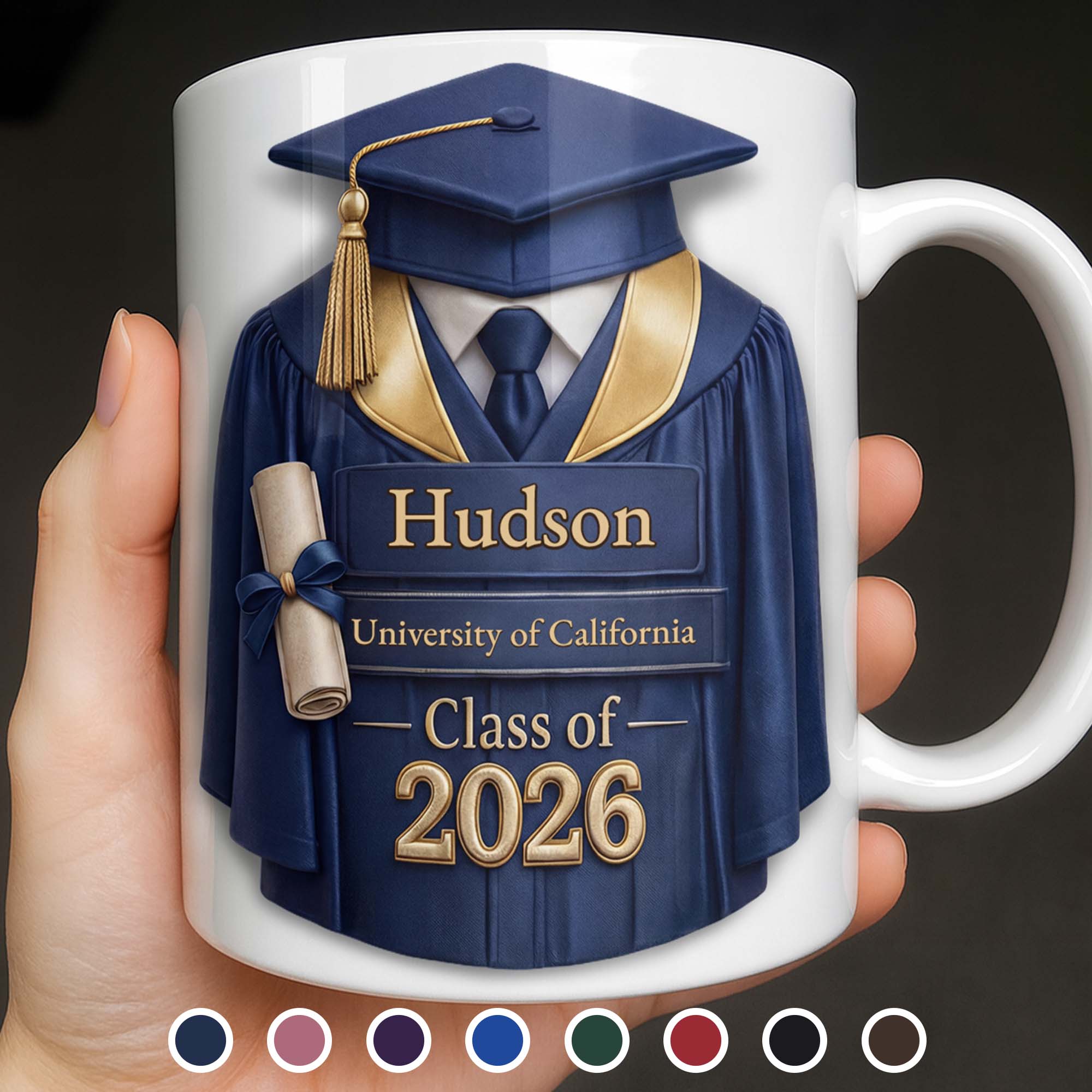 Class Of, Personalized Coffee Mug, Graduation Gift For Students – ALMAGEMS
