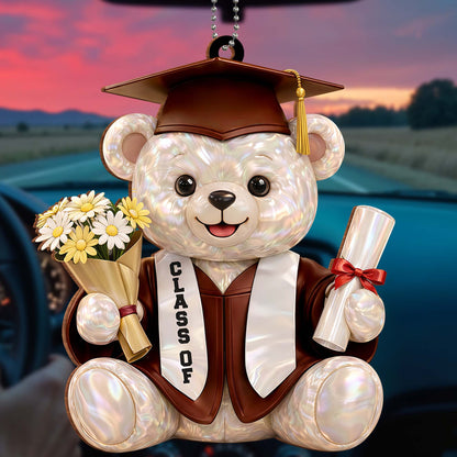 We Still Do Celebrating Our Wedding Anniversary Cruise Ship And Hearts - Personalized Custom Wood Ornament, Car Hanging Ornament - GRAD437_WCA