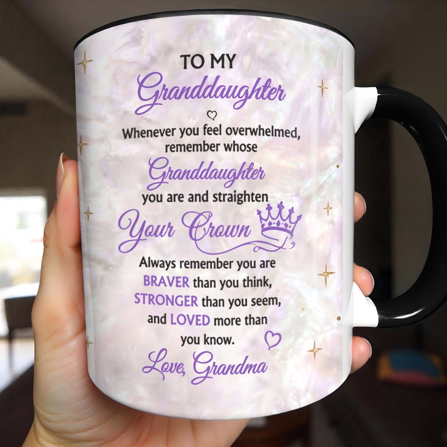 The Tassel Was Worth The Hassle Graduation Cap And Gown - Personalized Custom Accent Mug - GRAD510_AMUG