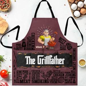 The Grillfather, Grill And Apron