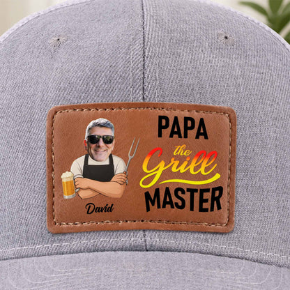 Papa The Grill Master With Grill Tools And Beer