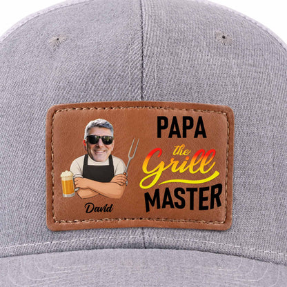 Papa The Grill Master With Grill Tools And Beer