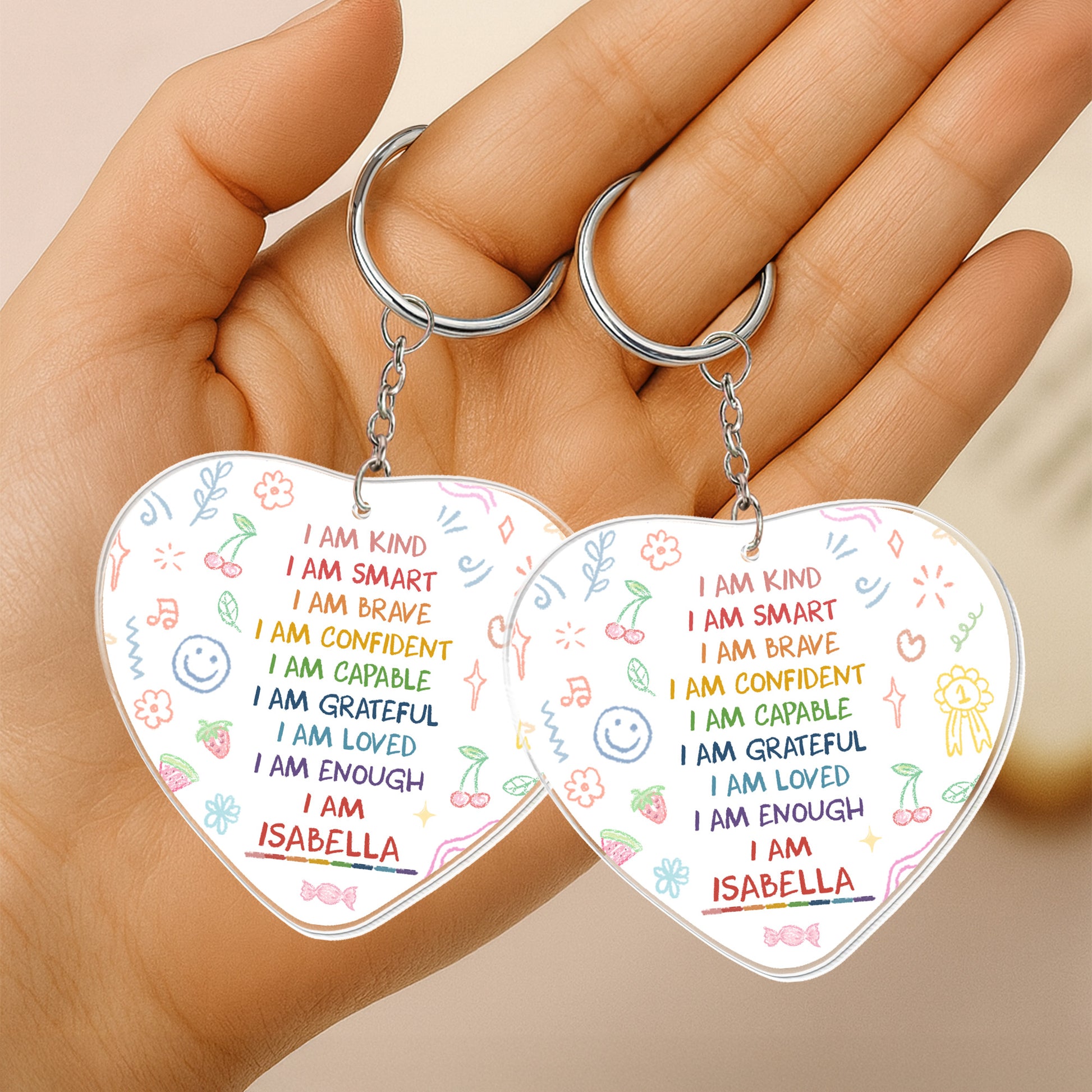 I Am Kind, I Am Smart, Heart And Positive Affirmations