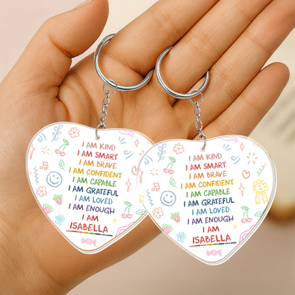 I Am Kind, I Am Smart, Heart And Positive Affirmations