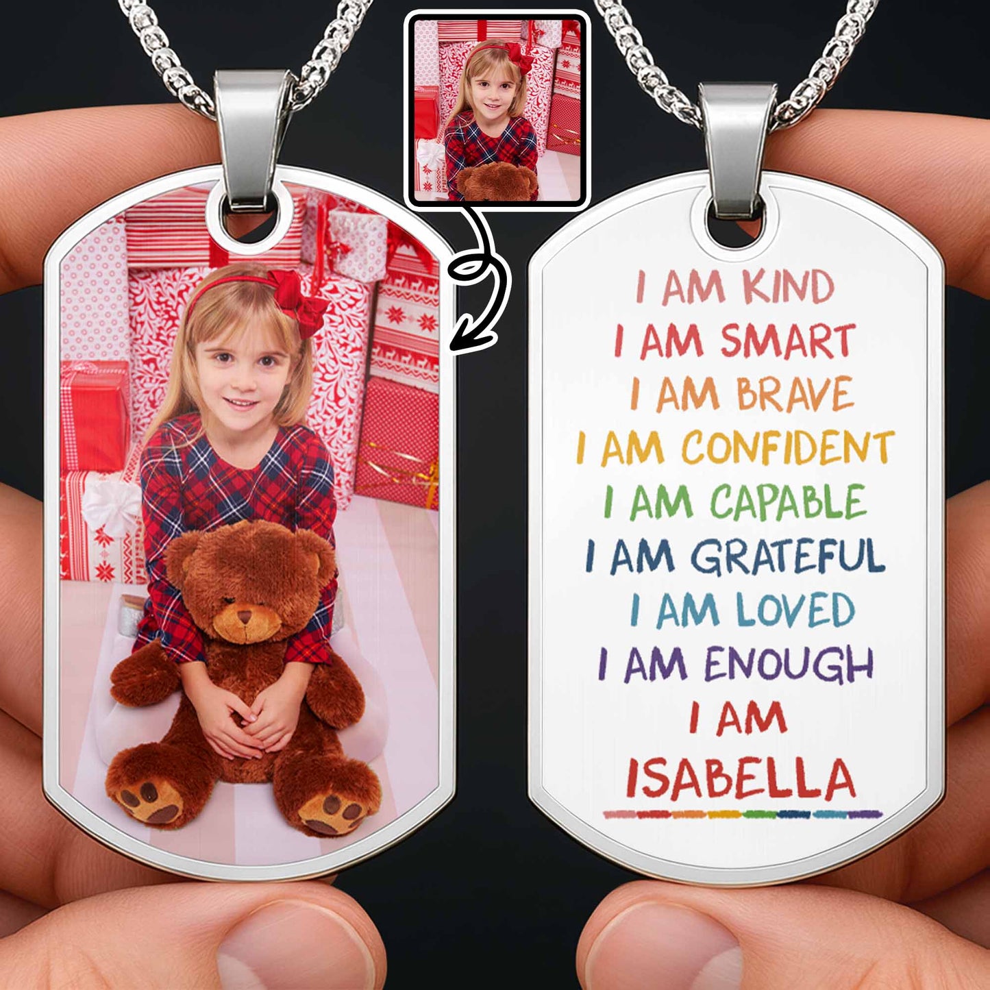 I Am Kind, I Am Smart, Empowering Affirmations Necklace