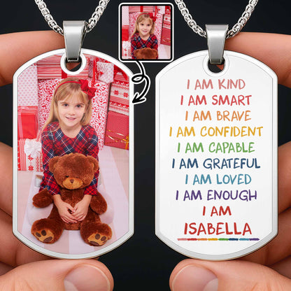 I Am Kind, I Am Smart, Empowering Affirmations Necklace