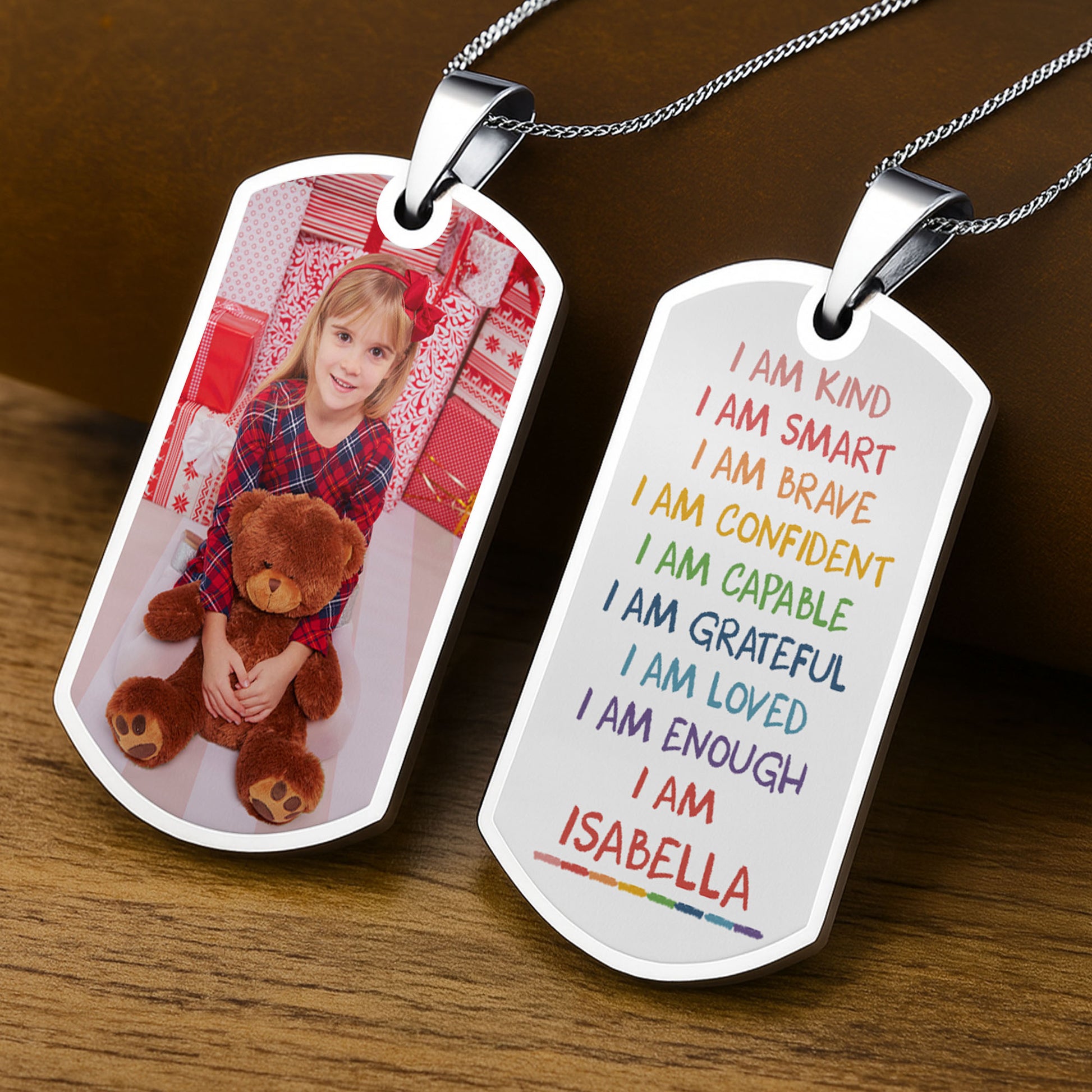 I Am Kind, I Am Smart, Empowering Affirmations Necklace