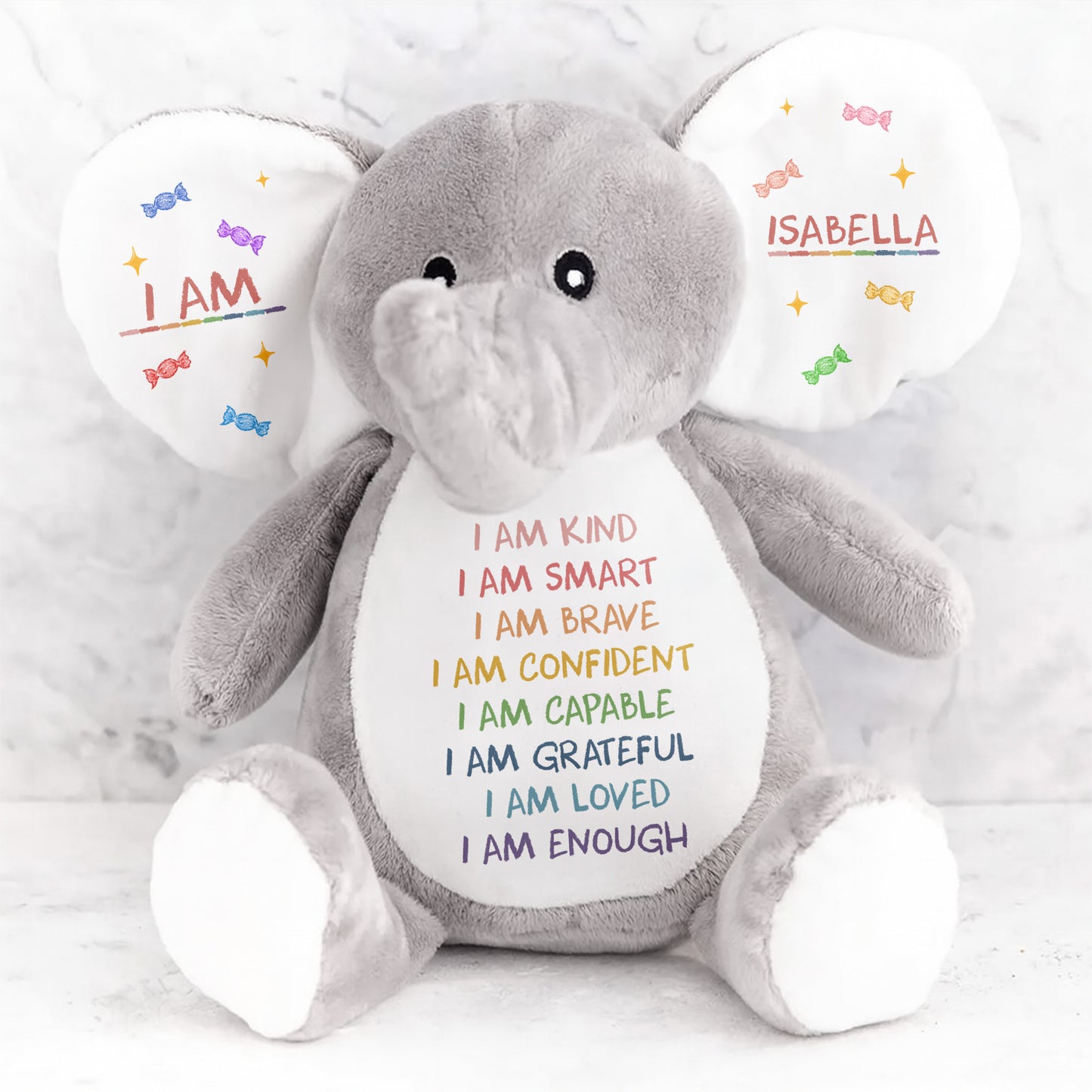 I Am Kind, I Am Smart, I Am Brave, Elephant Doll
