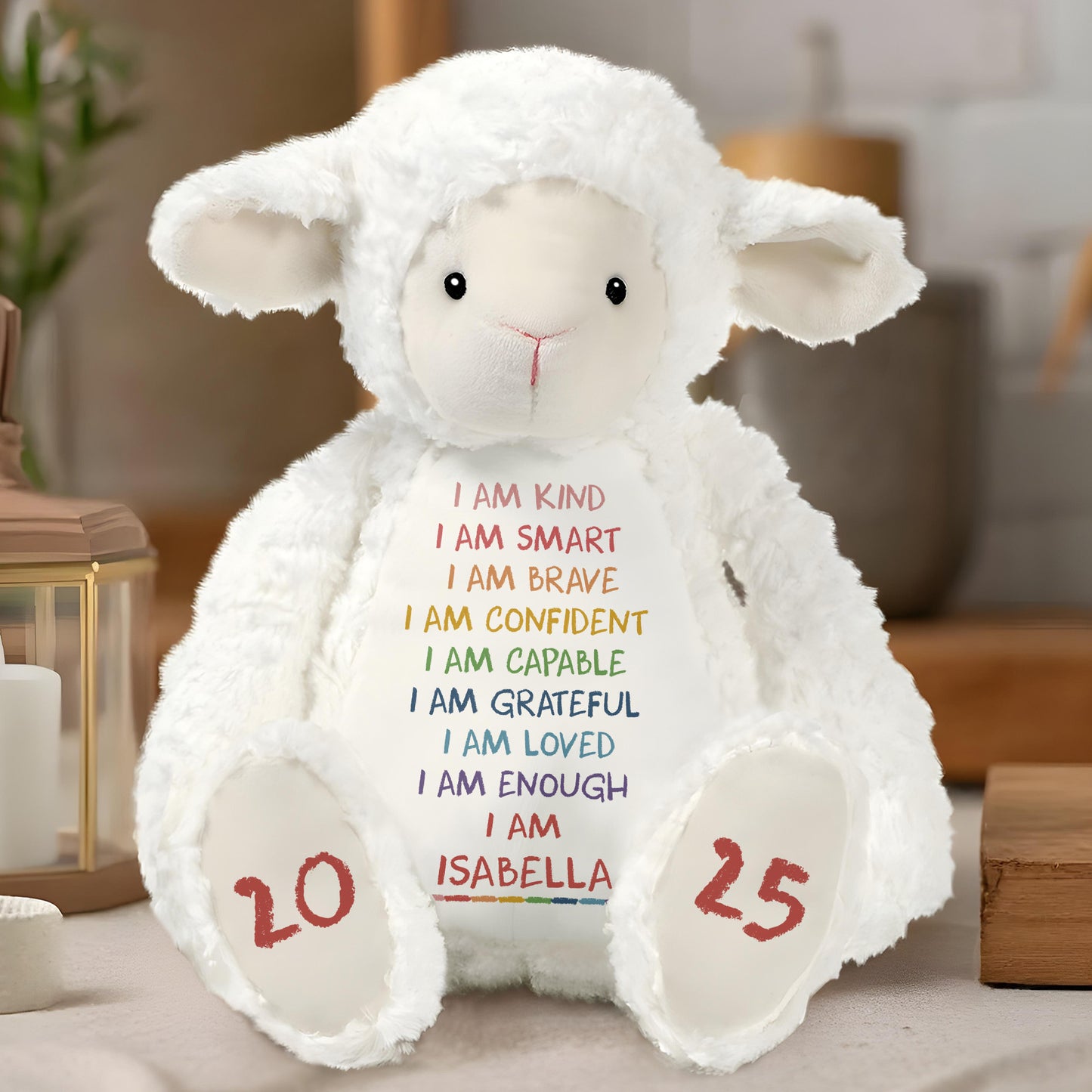 I Am Kind, I Am Smart, Empowerment Sheep Doll