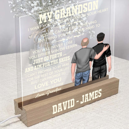 My Grandson Believe In Yourself, Grandpa And Grandson, Forest