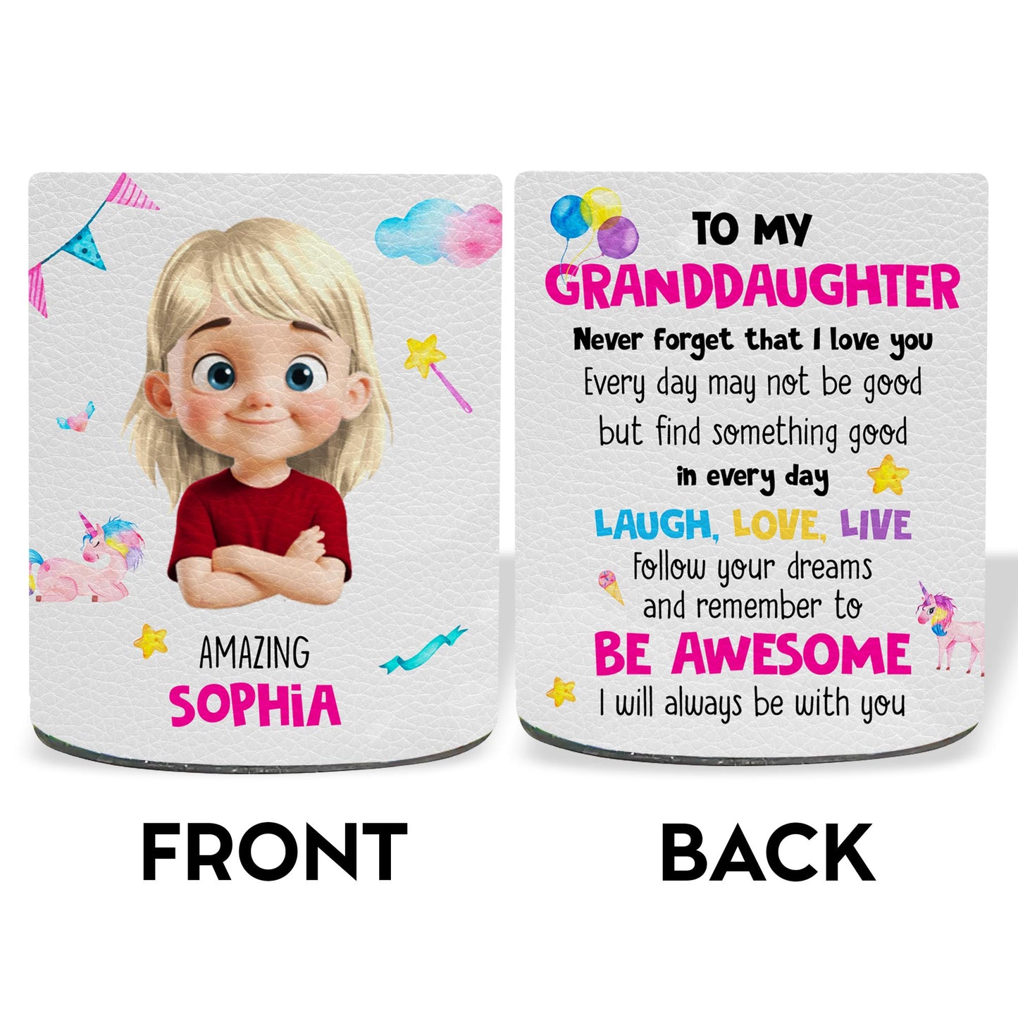 Amazing {Name} With Cartoon Character, Stars And Planets