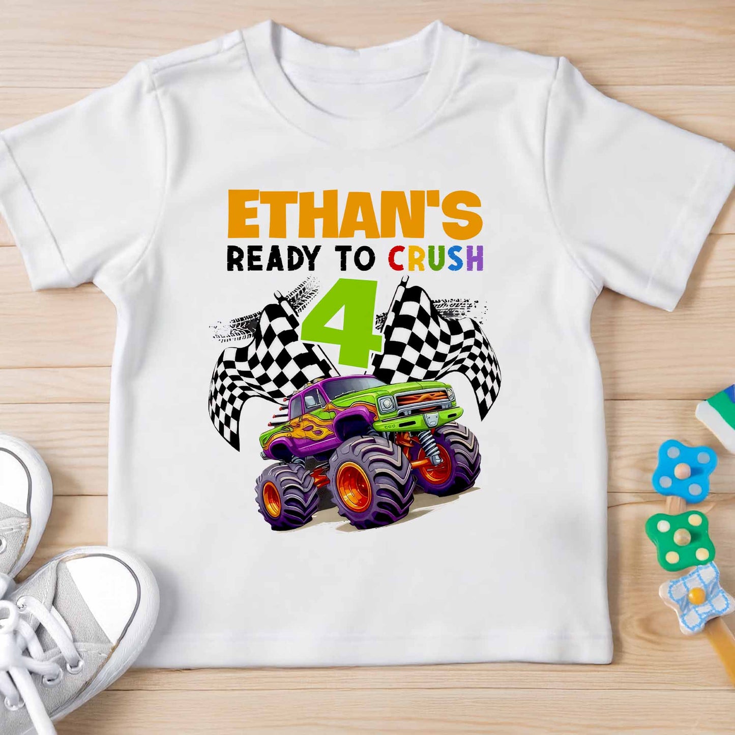 Ready To Crush Monster Truck T-Shirt